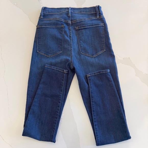 FRAME Women's High Rise Cigarette Jeans Size 26 Blue Medium Wash Casual Quality - Picture 11 of 12